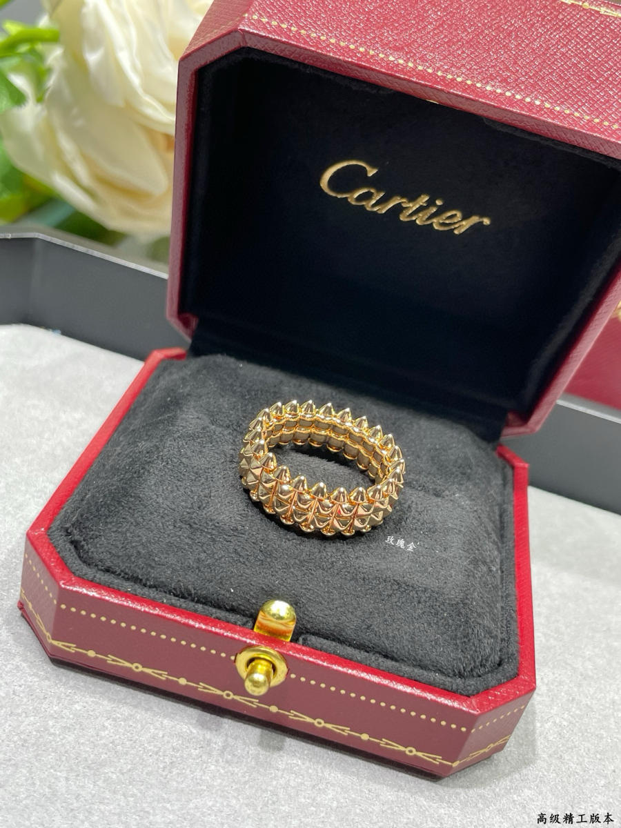 Cartier 까르띠에 LOVE 더블 스크류 스터드 링 7