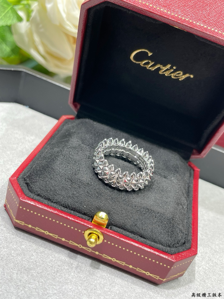 Cartier 까르띠에 LOVE 더블 스크류 스터드 링 8