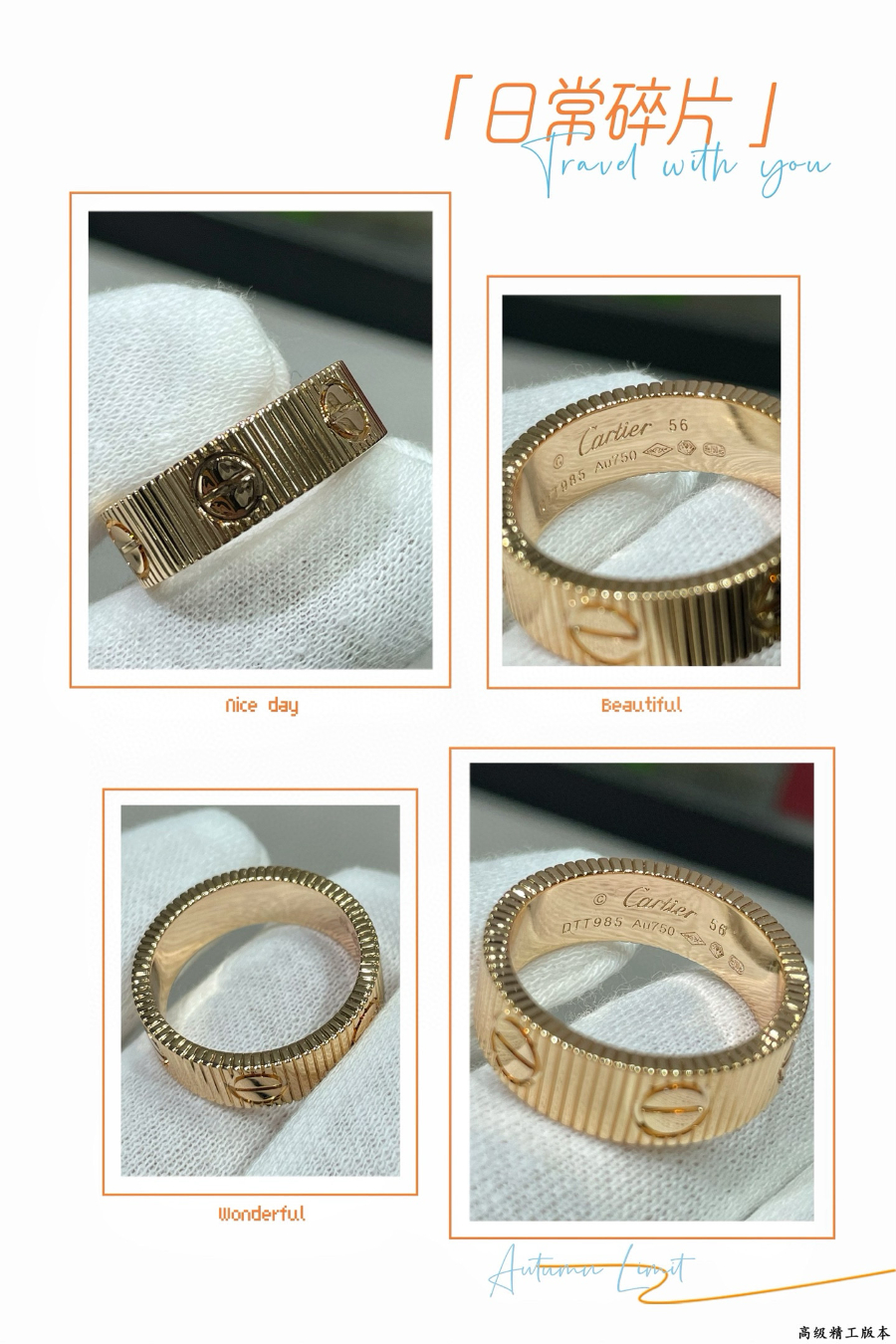 Cartier 까르띠에 LOVE 스크류 링 9