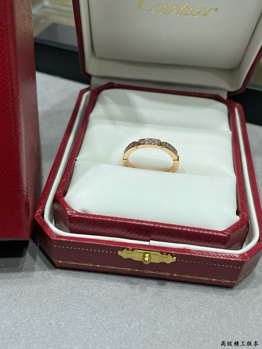 Cartier 까르띠에 LOVE 하프 다이아몬드 링 4