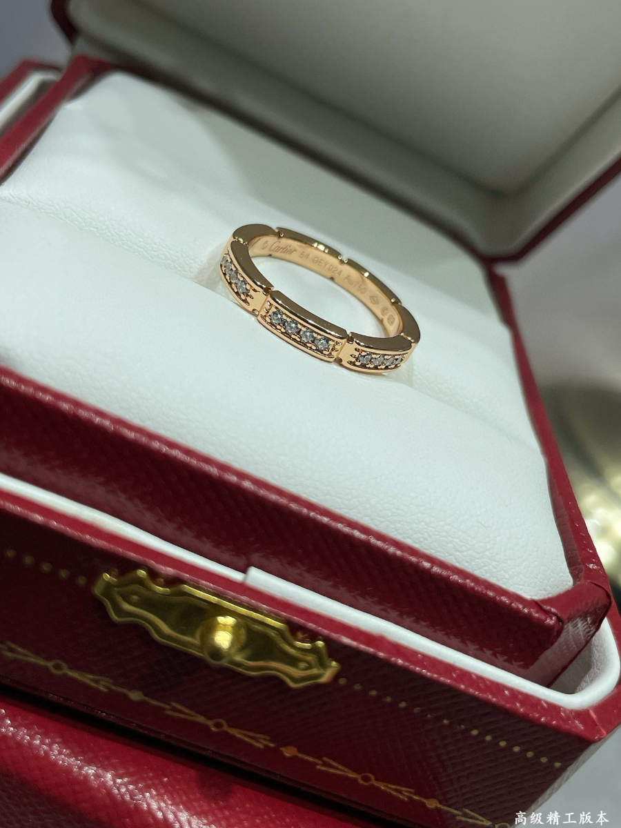 Cartier 까르띠에 LOVE 하프 다이아몬드 링 7