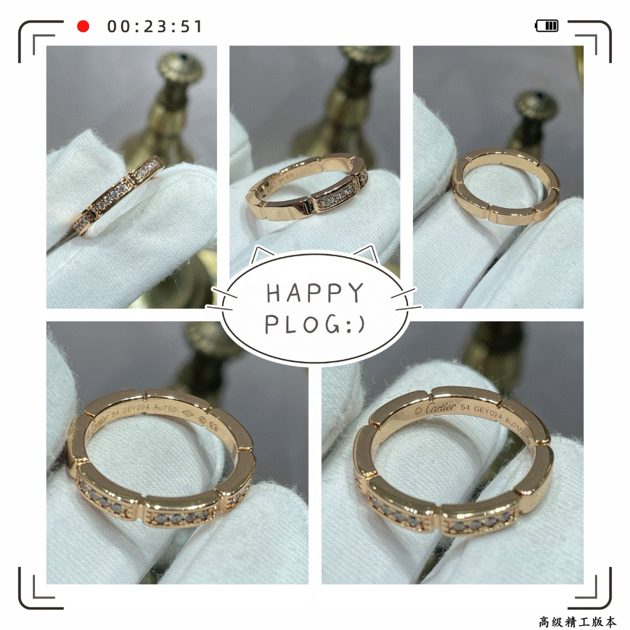 Cartier 까르띠에 LOVE 하프 다이아몬드 링 9