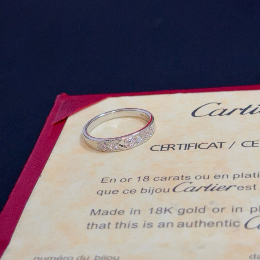 Cartier 까르띠에 LOVE 다이아몬드 밴드 링 5
