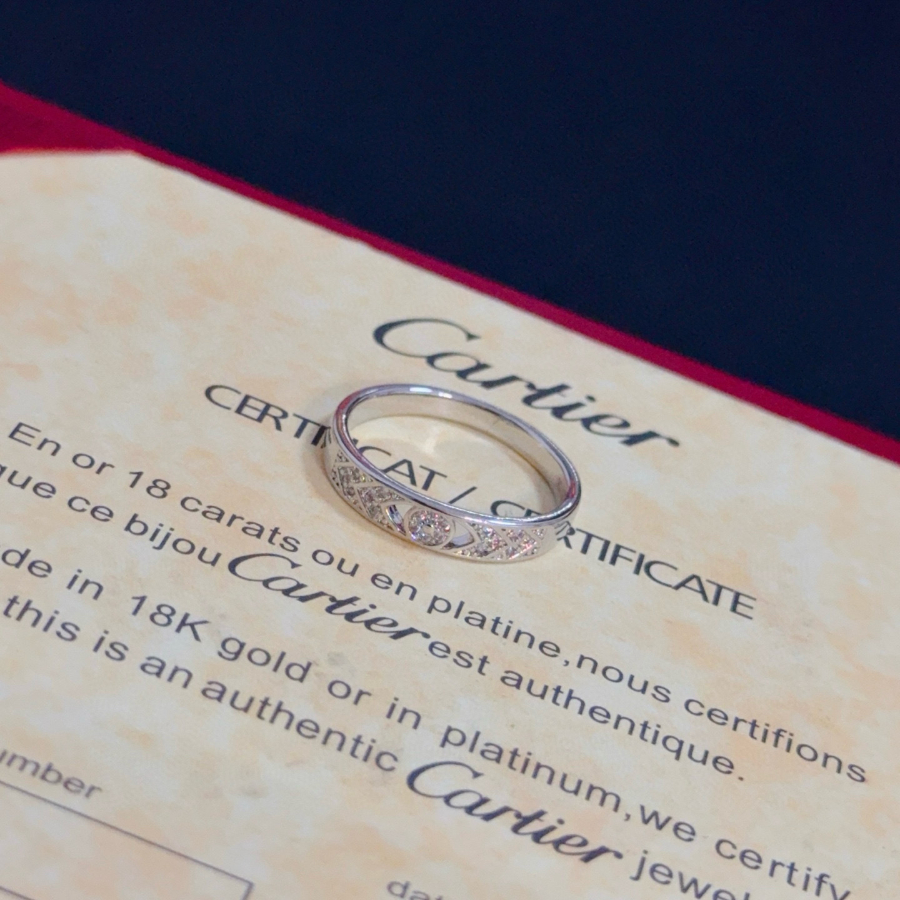 Cartier 까르띠에 LOVE 다이아몬드 밴드 링 6