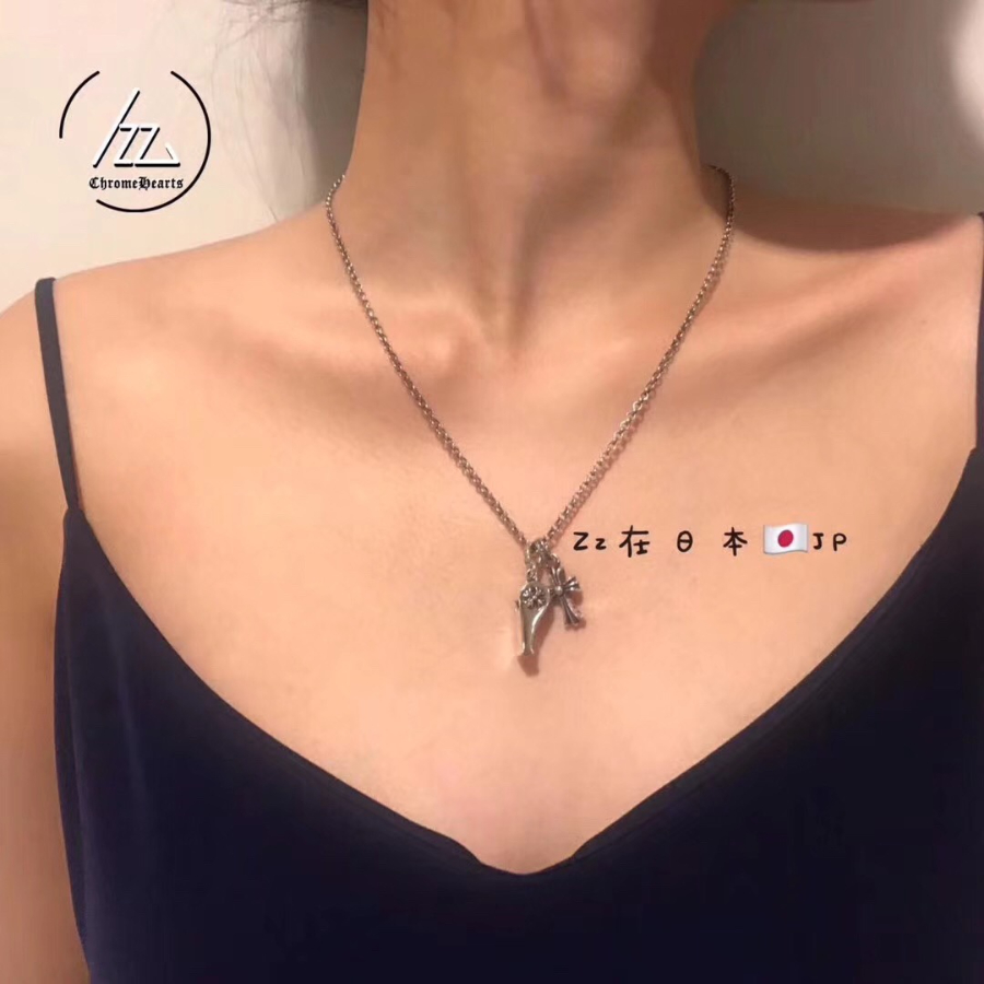 Chrome Hearts Mini Cross Whistle Pendant 크롬하츠 미니 크로스 휘슬 펜던트 5