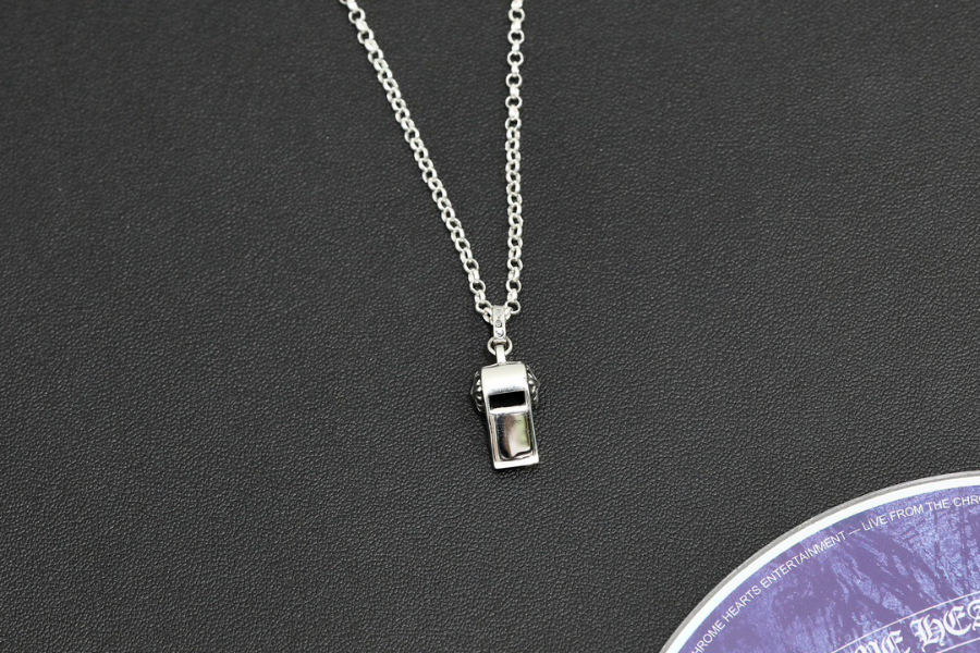 Chrome Hearts Mini Cross Whistle Pendant 크롬하츠 미니 크로스 휘슬 펜던트 8