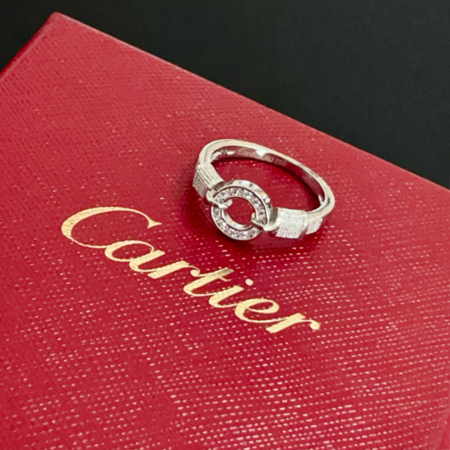 Cartier 까르띠에 LOVE 링크 다이아몬드 링 4