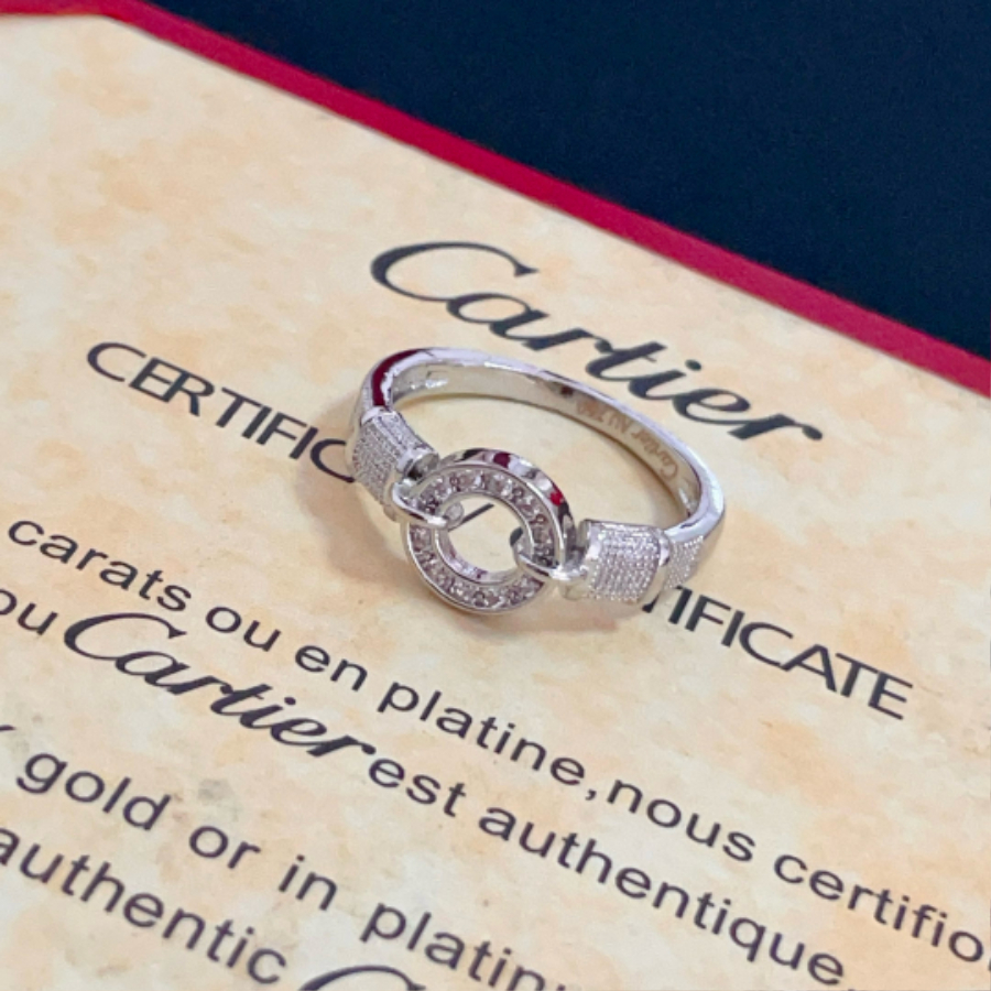 Cartier 까르띠에 LOVE 링크 다이아몬드 링 6