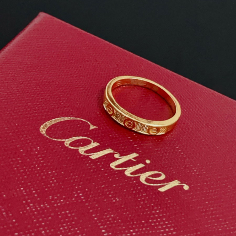 Cartier 까르띠에 LOVE 클래식 다이아몬드 링 3