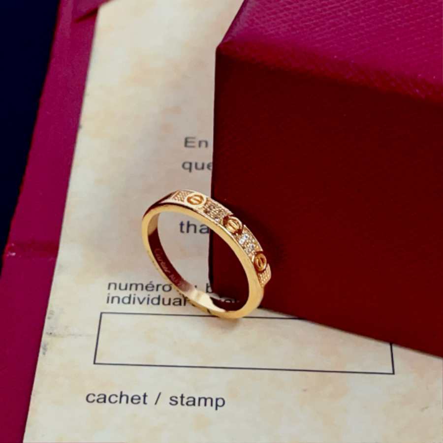 Cartier 까르띠에 LOVE 클래식 다이아몬드 링 4