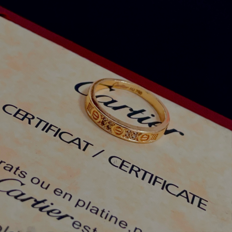 Cartier 까르띠에 LOVE 클래식 다이아몬드 링 5