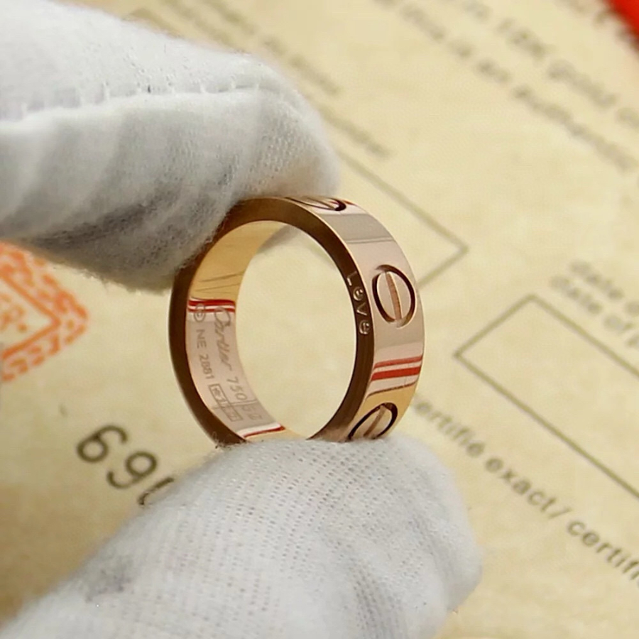 Cartier 까르띠에 LOVE 클래식 스크류 링 (와이드 버전) 2