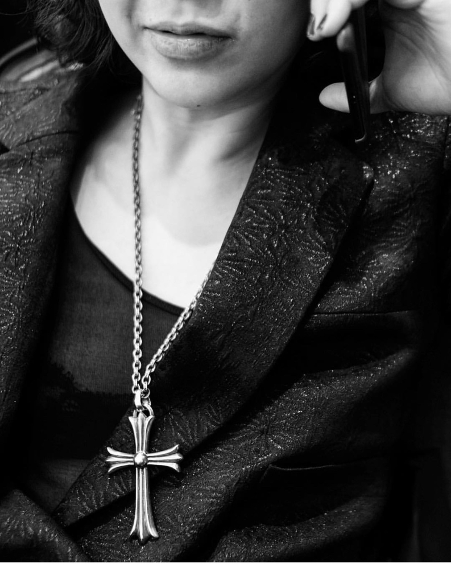 Chrome Hearts Large Cross Frame Pendant 크롬하츠 라지 크로스 프레임 펜던트 7