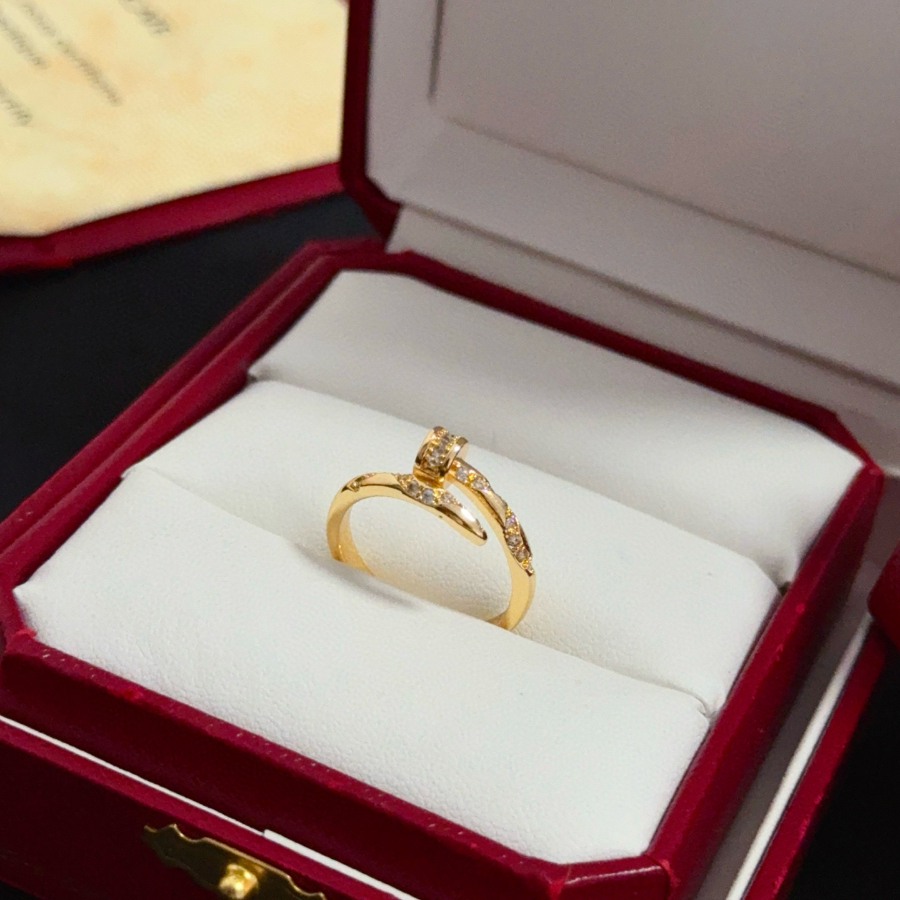 Cartier 까르띠에 LOVE 싱글 다이아몬드 링 하이엔드 커스텀 버전 2