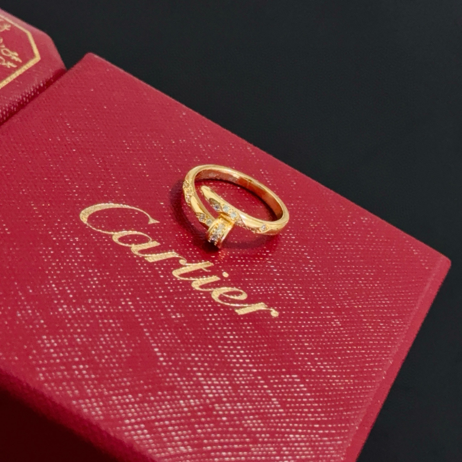 Cartier 까르띠에 LOVE 싱글 다이아몬드 링 하이엔드 커스텀 버전 3