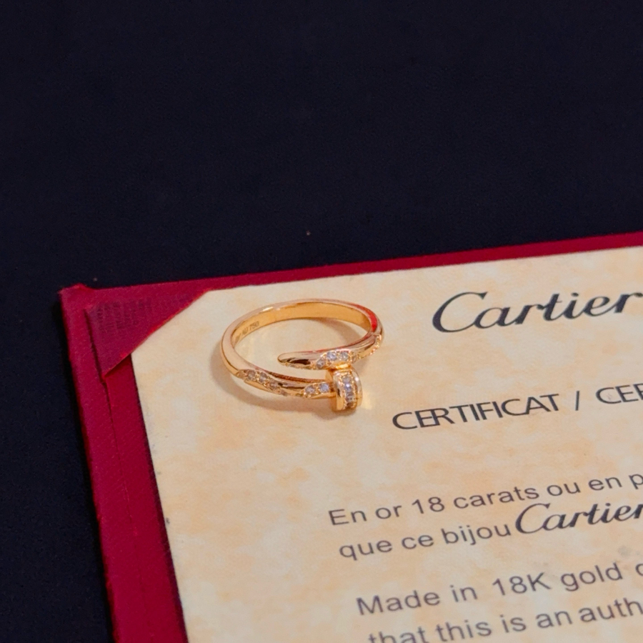 Cartier 까르띠에 LOVE 싱글 다이아몬드 링 하이엔드 커스텀 버전 4