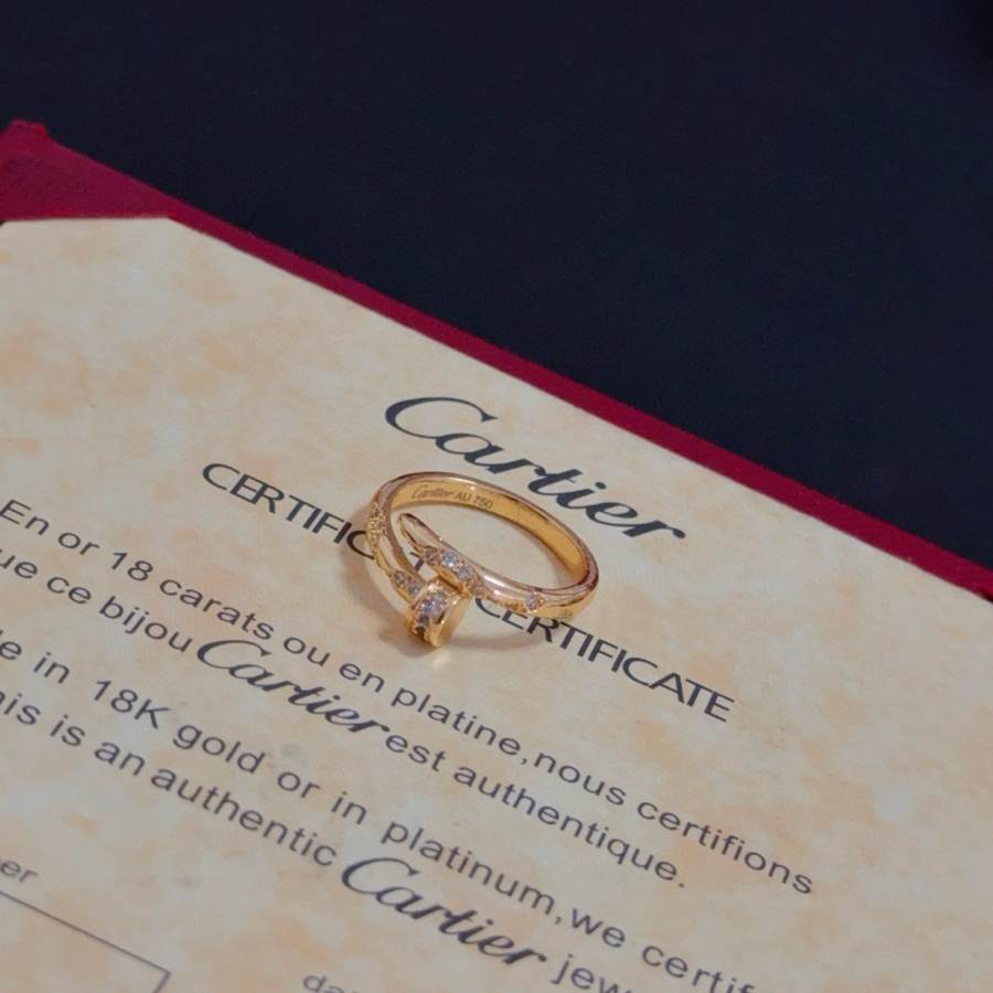 Cartier 까르띠에 LOVE 싱글 다이아몬드 링 하이엔드 커스텀 버전 5