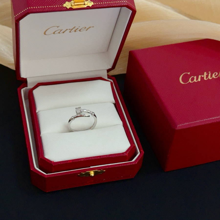 Cartier 까르띠에 LOVE 싱글 다이아몬드 링 하이엔드 커스텀 버전 7