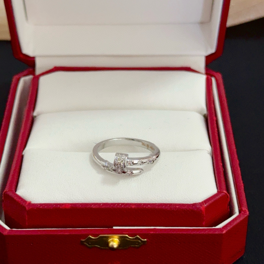 Cartier 까르띠에 LOVE 싱글 다이아몬드 링 하이엔드 커스텀 버전 8