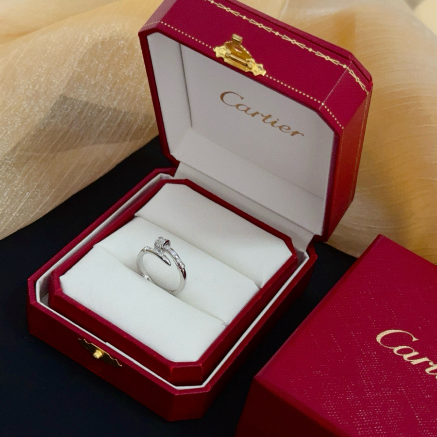 Cartier 까르띠에 LOVE 싱글 다이아몬드 링 하이엔드 커스텀 버전 9