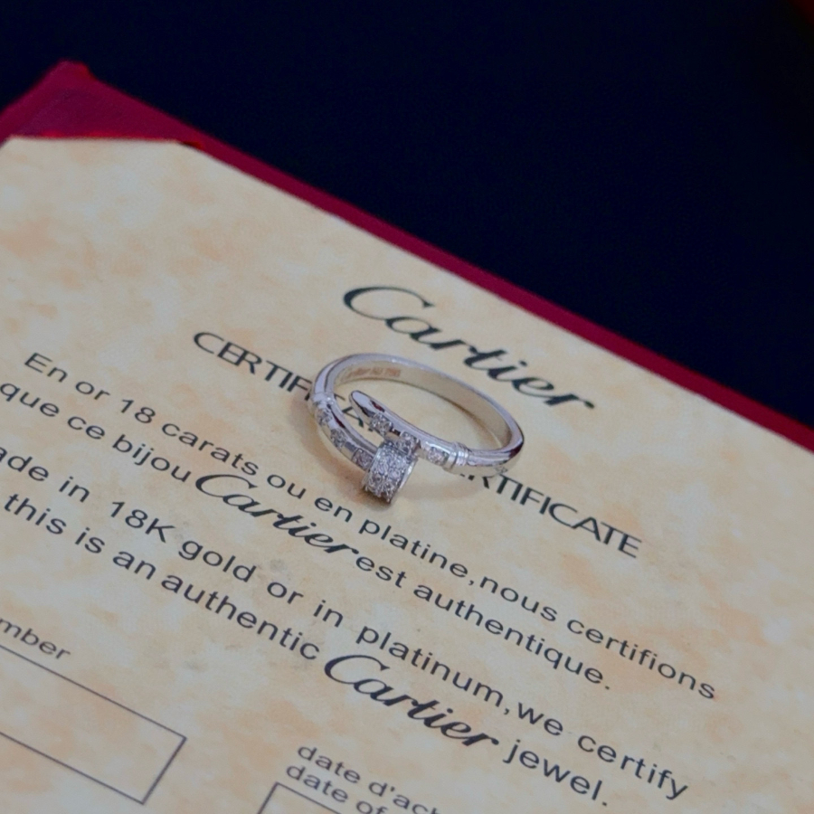 Cartier 까르띠에 LOVE 싱글 다이아몬드 링 하이엔드 커스텀 버전 10