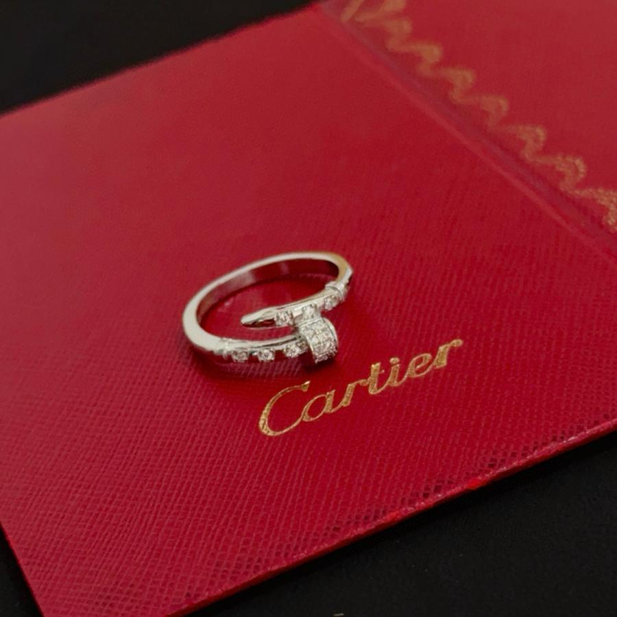 Cartier 까르띠에 LOVE 싱글 다이아몬드 링 하이엔드 커스텀 버전 11