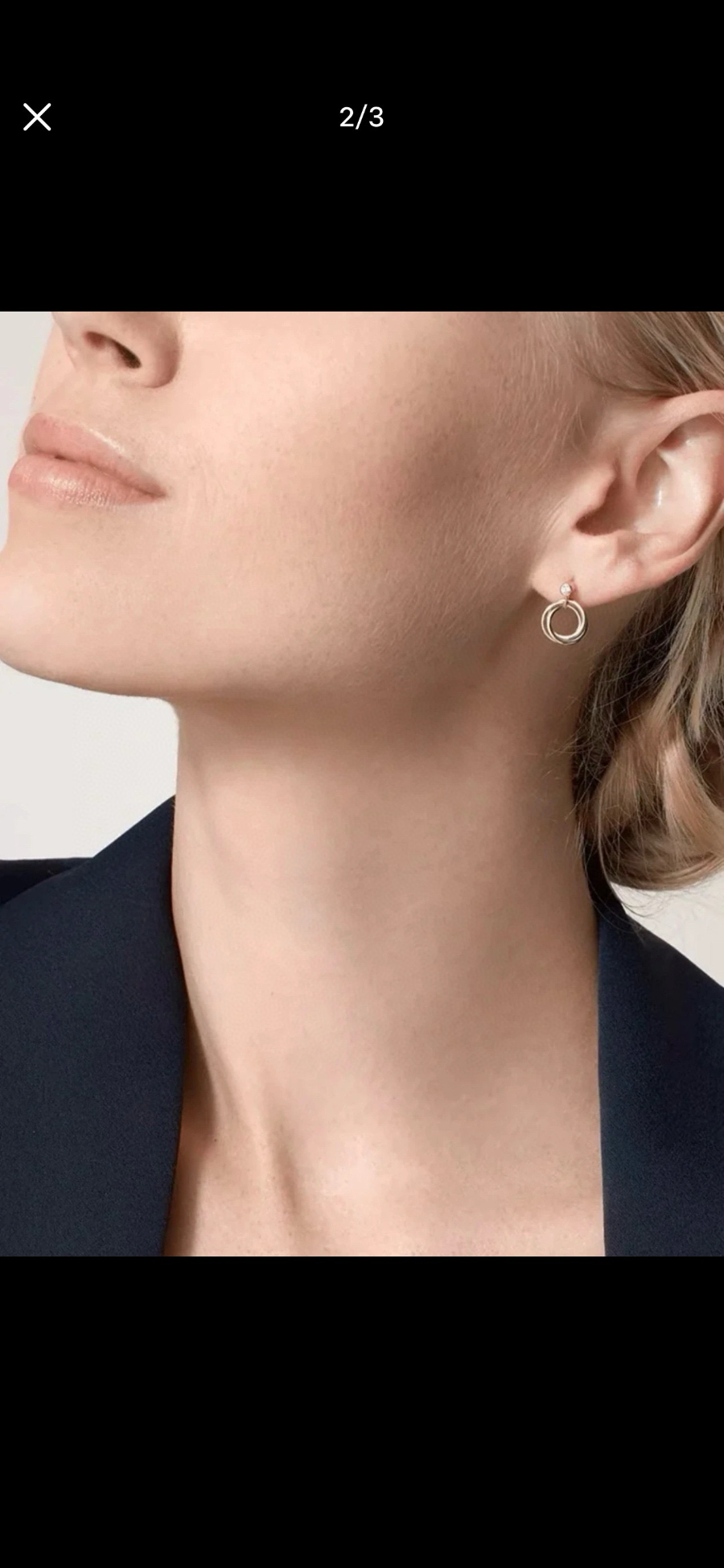 Cartier 까르띠에 트리니티 서클 이어링 (싱글 다이아 포인트) 7