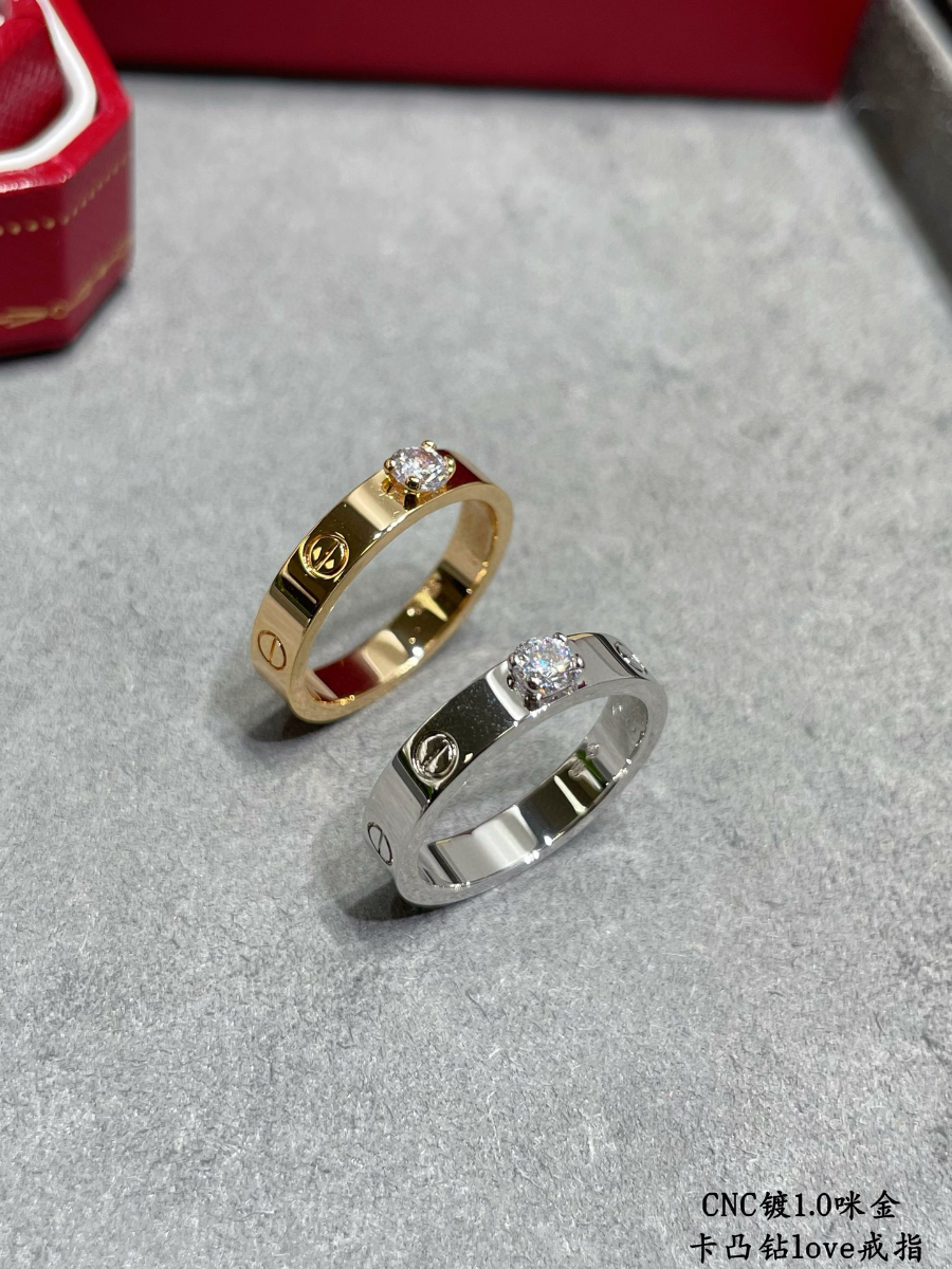 Cartier 까르띠에 LOVE 솔리테어 다이아몬드 링 4