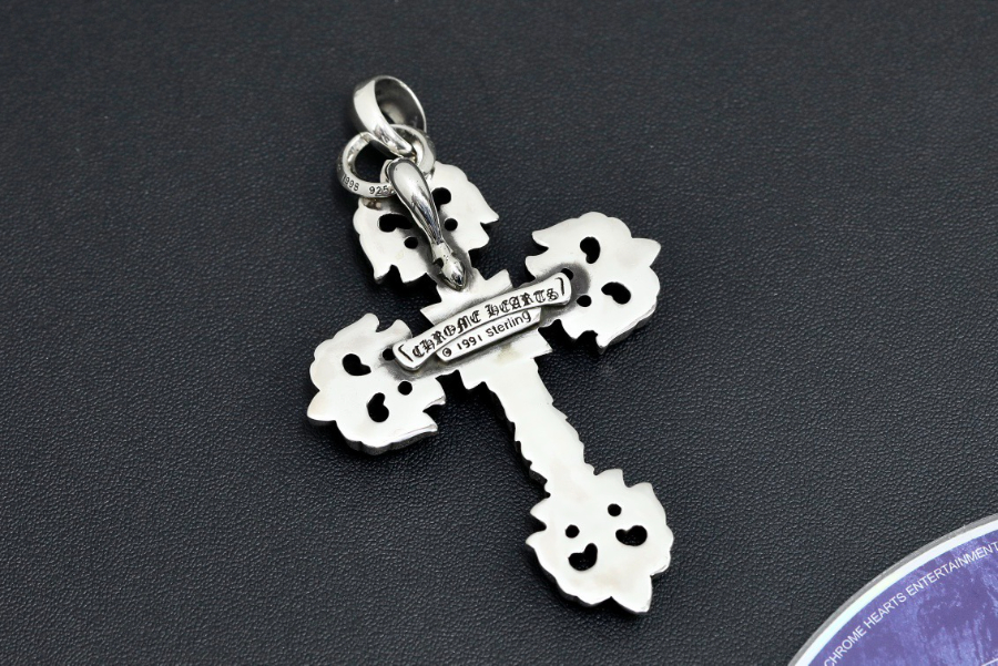 Chrome Hearts Large Floral Cross Pendant 크롬하츠 라지 플로럴 크로스 펜던트 15