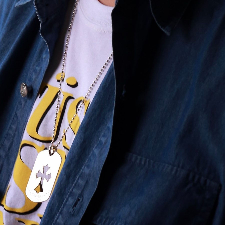 Chrome Hearts Cut-Out Cross Dog Tag Pendant 크롬하츠 컷아웃 크로스 도그태그 펜던트 3