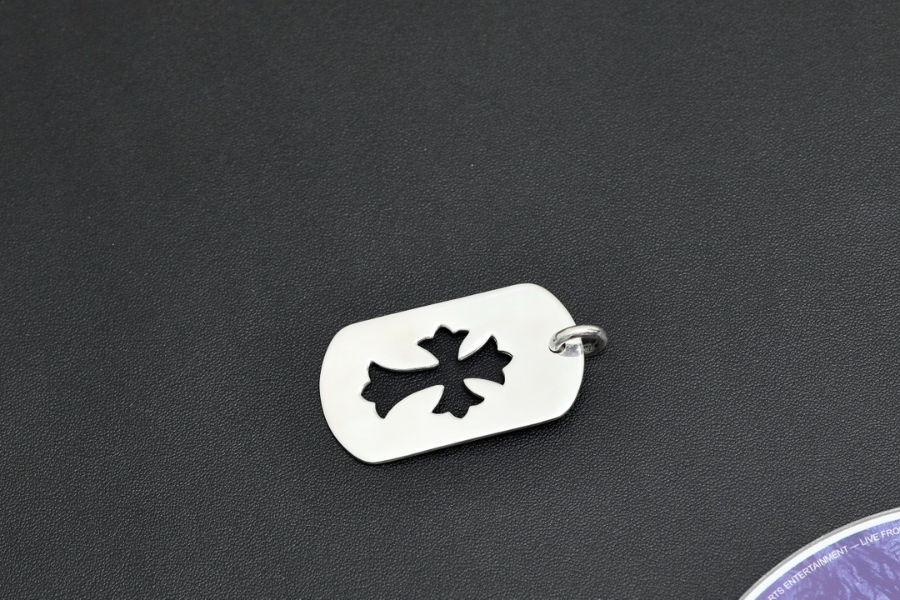 Chrome Hearts Cut-Out Cross Dog Tag Pendant 크롬하츠 컷아웃 크로스 도그태그 펜던트 9