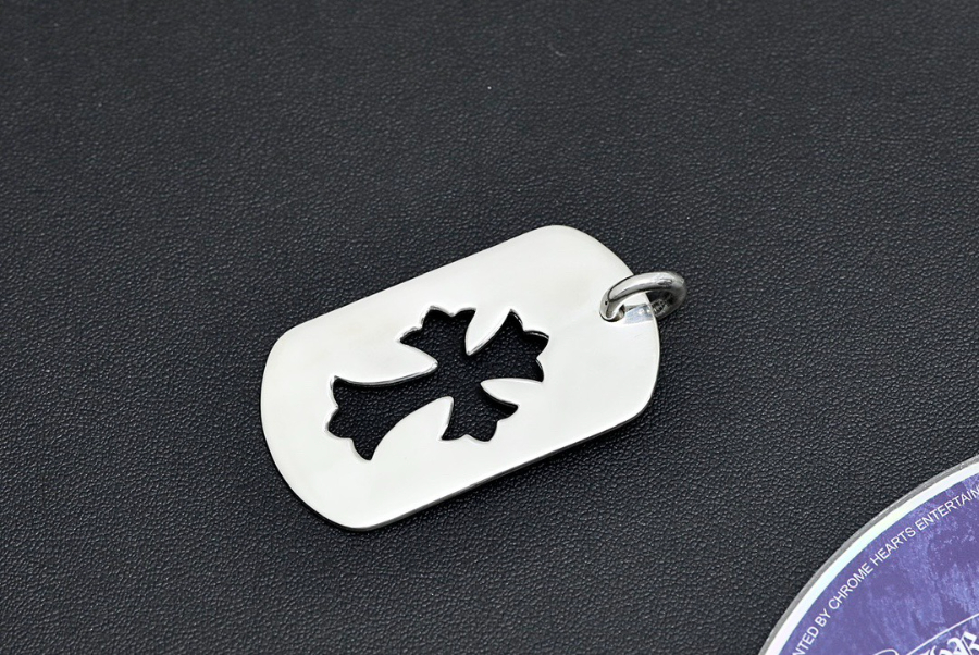 Chrome Hearts Cut-Out Cross Dog Tag Pendant 크롬하츠 컷아웃 크로스 도그태그 펜던트 14