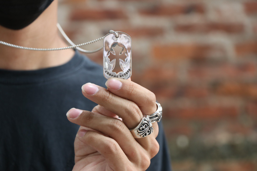 Chrome Hearts Cut-Out Cross Dog Tag Pendant 크롬하츠 컷아웃 크로스 도그태그 펜던트 15