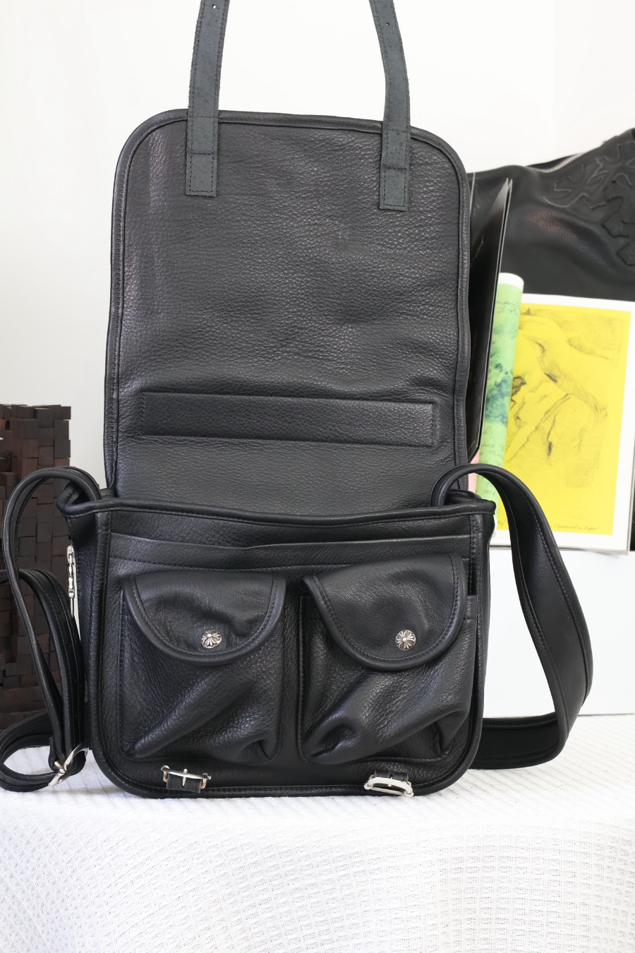 Chrome Hearts Soft Shoulder Tiny/B 크롬하츠 소프트 숄더 타이니 B 크로스백 14