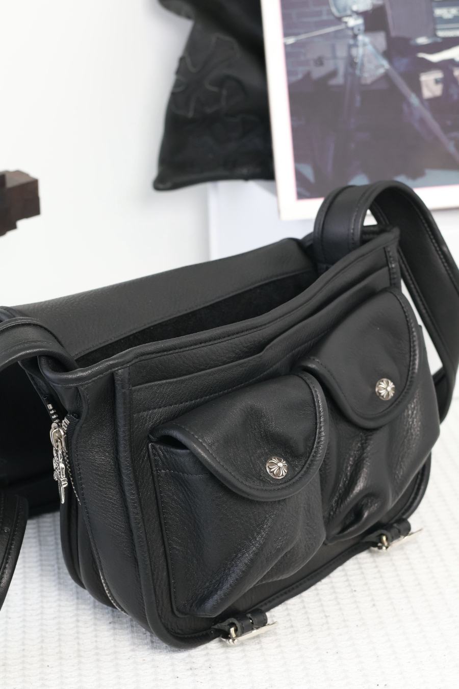 Chrome Hearts Soft Shoulder Tiny/B 크롬하츠 소프트 숄더 타이니 B 크로스백 23