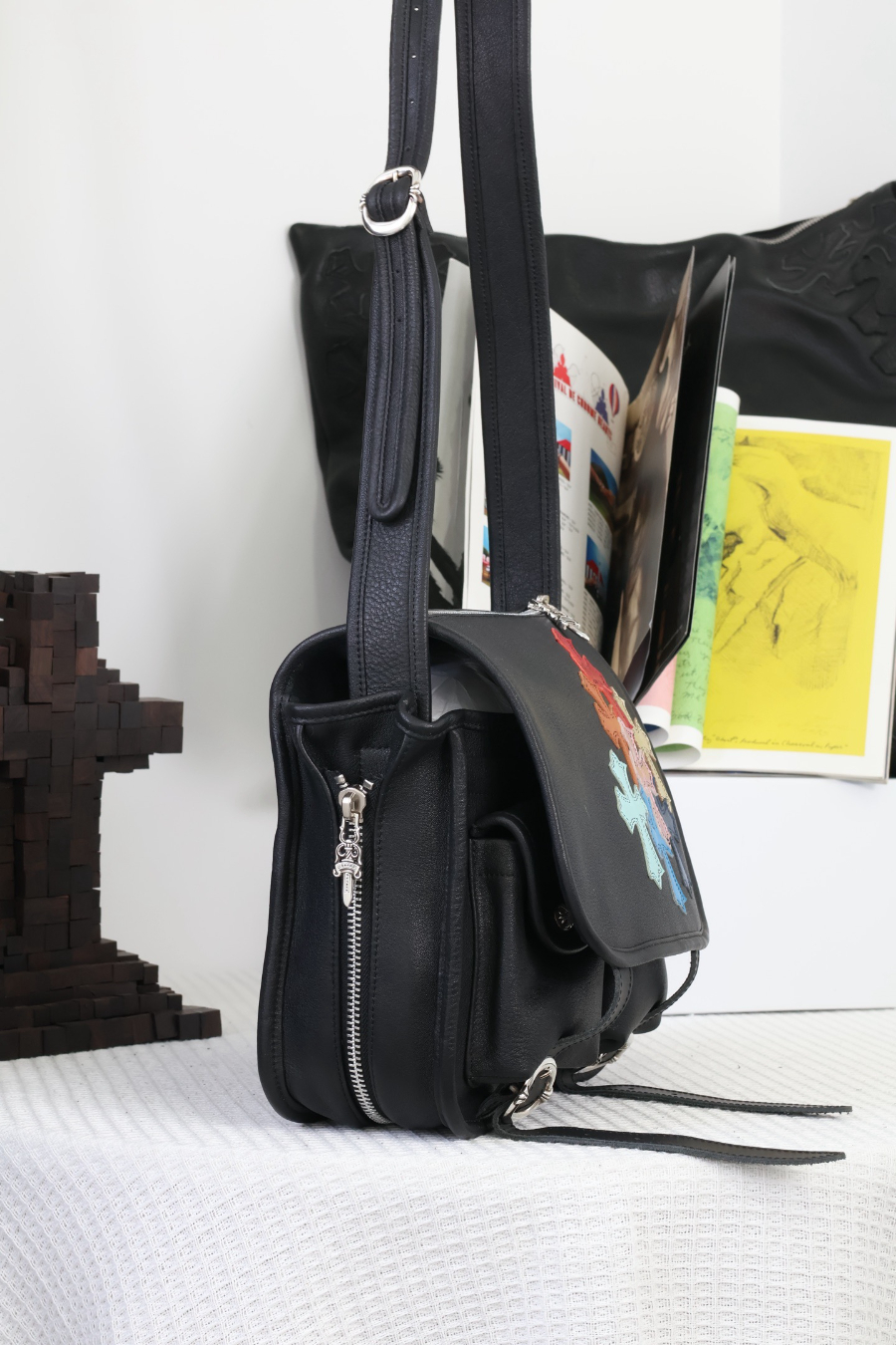 Chrome Hearts Soft Shoulder Tiny/B Multi Cross 크롬하츠 소프트 숄더 타이니 B 멀티 크로스 패치 크로스백 5