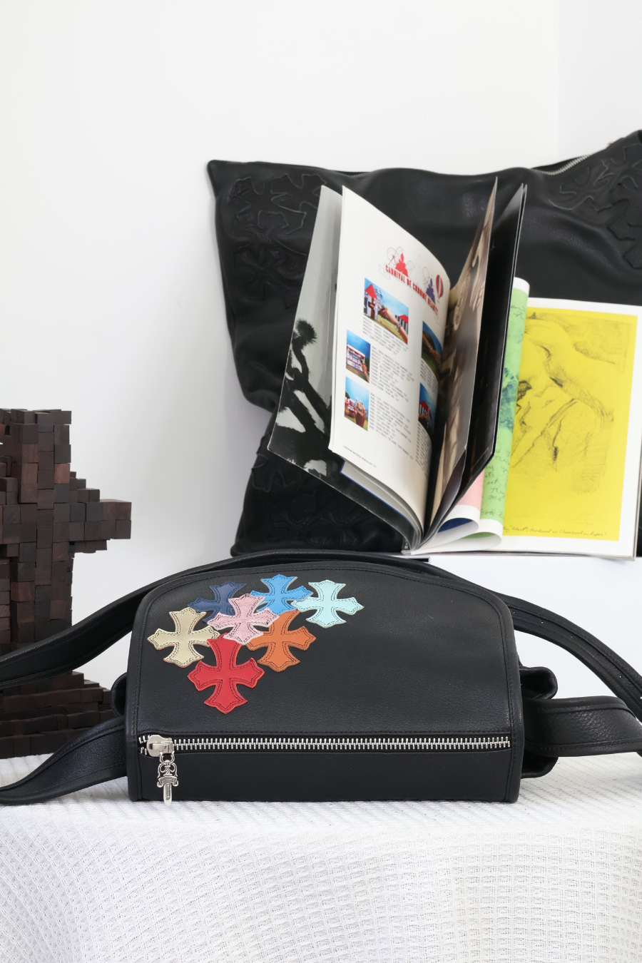 Chrome Hearts Soft Shoulder Tiny/B Multi Cross 크롬하츠 소프트 숄더 타이니 B 멀티 크로스 패치 크로스백 9