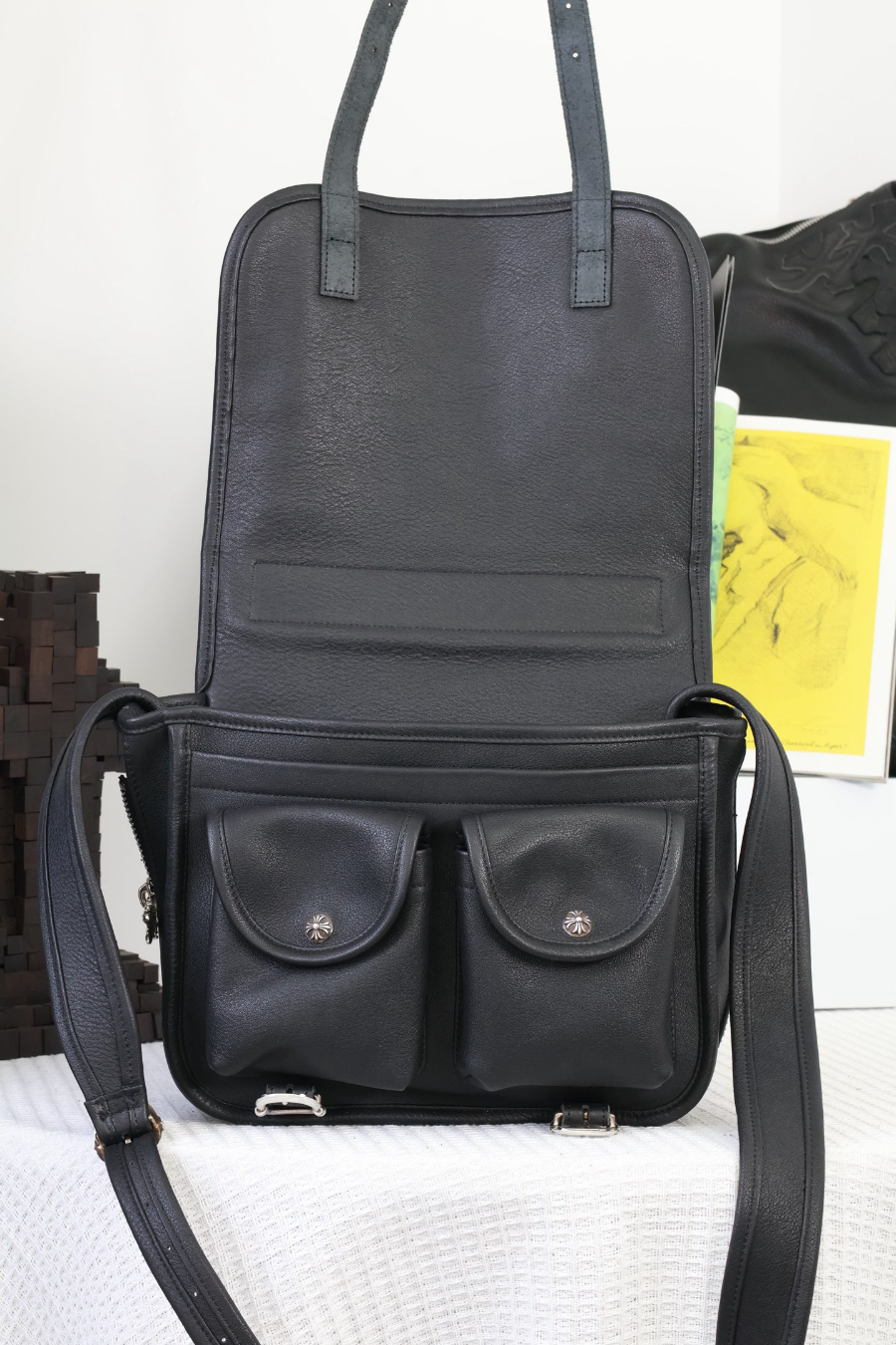 Chrome Hearts Soft Shoulder Tiny/B Multi Cross 크롬하츠 소프트 숄더 타이니 B 멀티 크로스 패치 크로스백 11