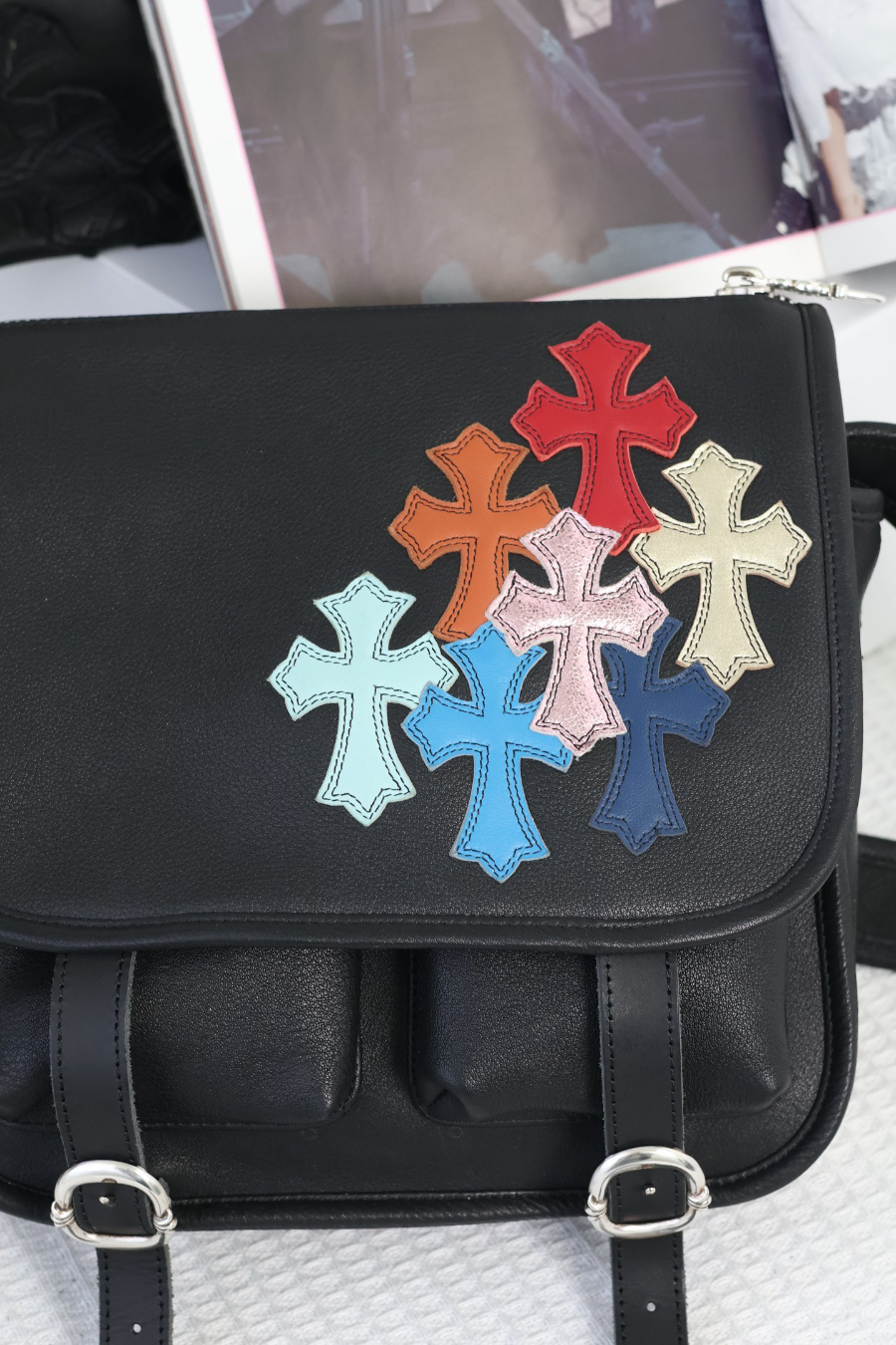Chrome Hearts Soft Shoulder Tiny/B Multi Cross 크롬하츠 소프트 숄더 타이니 B 멀티 크로스 패치 크로스백 15