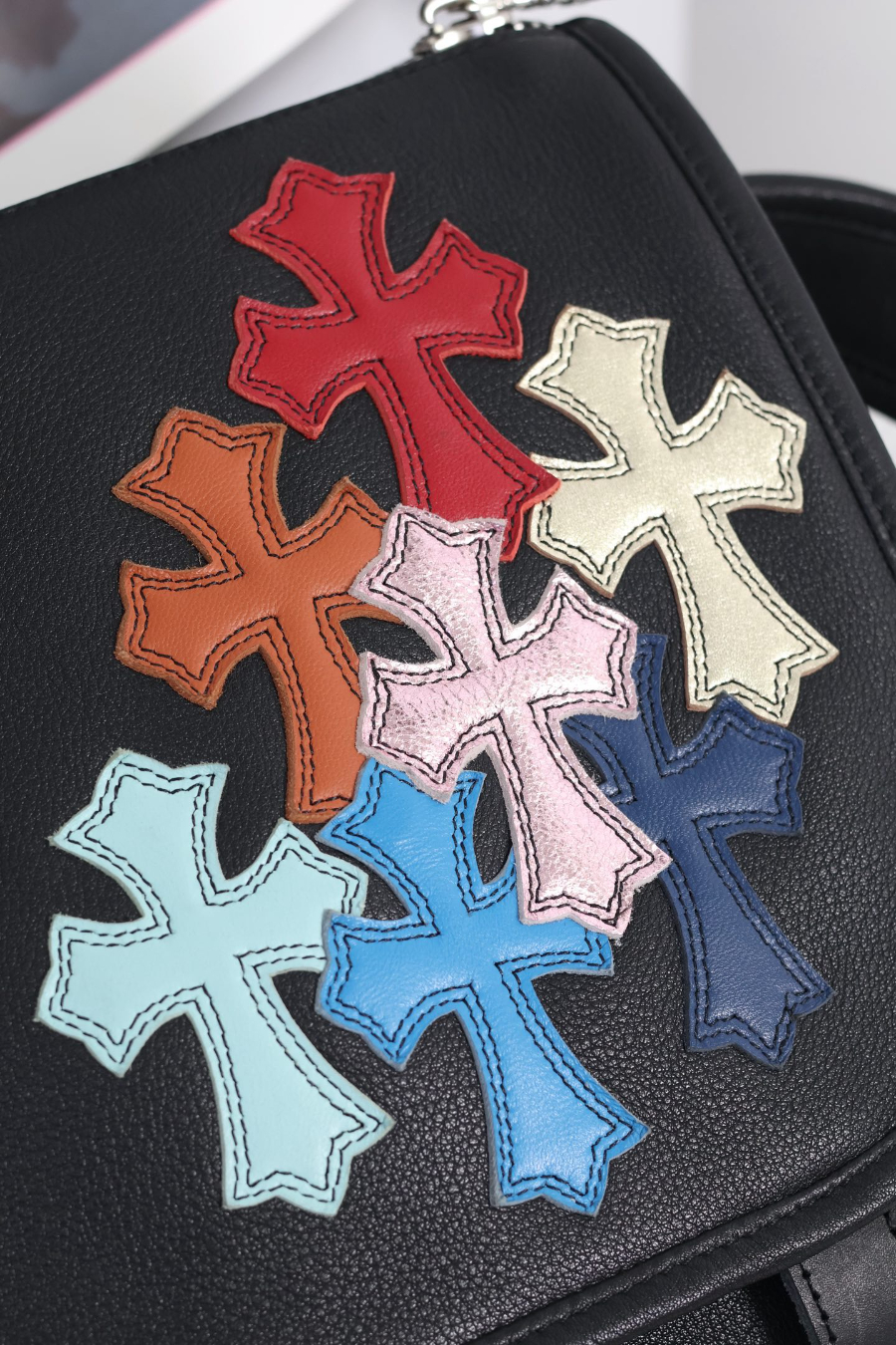 Chrome Hearts Soft Shoulder Tiny/B Multi Cross 크롬하츠 소프트 숄더 타이니 B 멀티 크로스 패치 크로스백 16