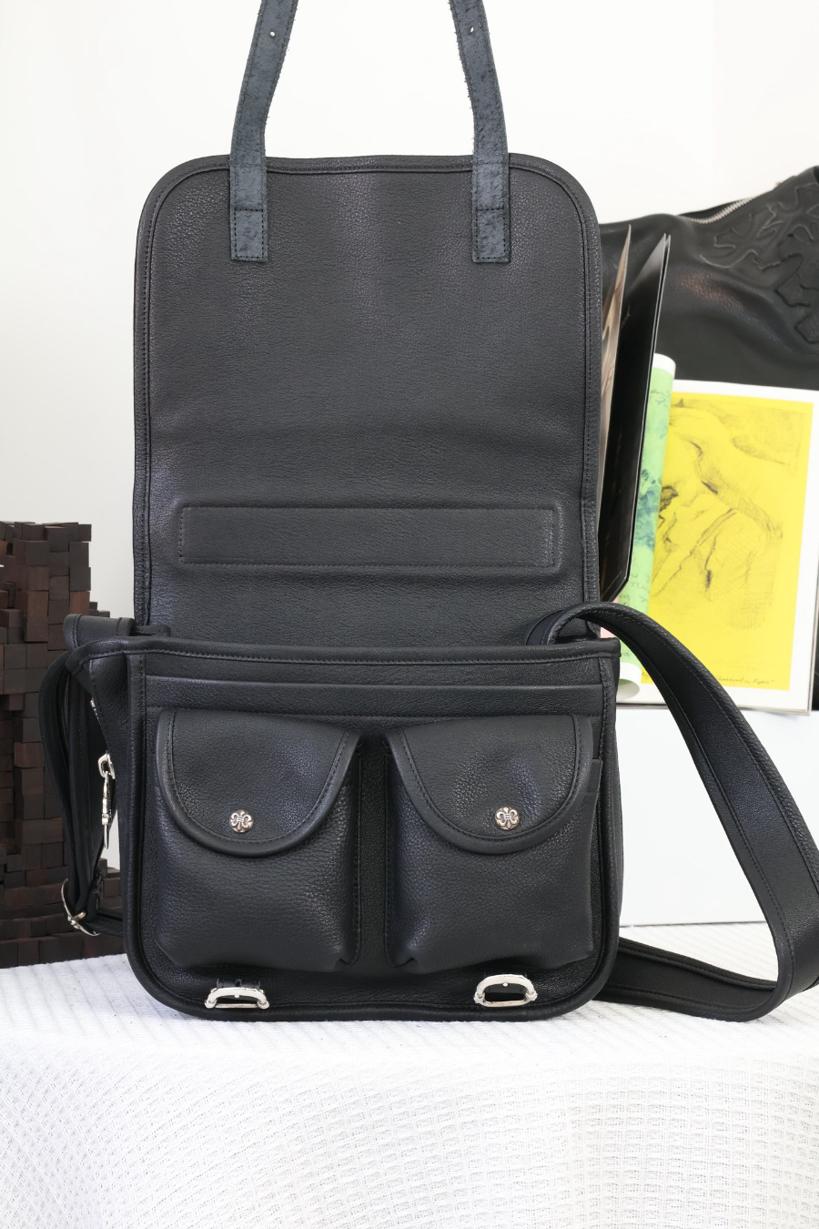 Chrome Hearts Soft Shoulder Tiny/B Fleur-de-Lis 크롬하츠 소프트 숄더 타이니 B 백합 문양 크로스백 15