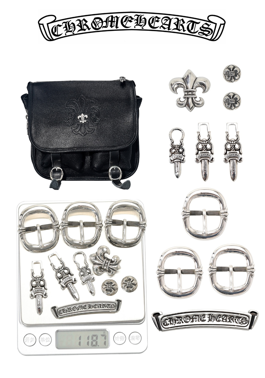 Chrome Hearts Soft Shoulder Tiny/B Fleur-de-Lis 크롬하츠 소프트 숄더 타이니 B 백합 문양 크로스백 17