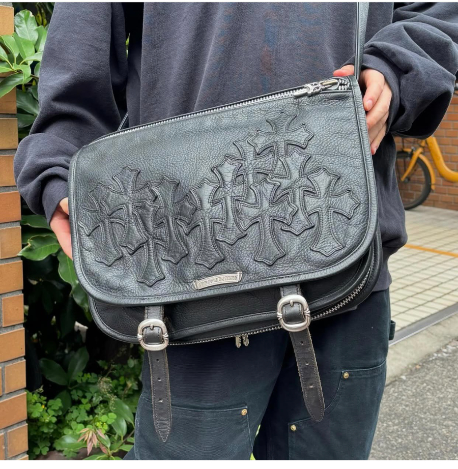 Chrome Hearts Vintage Cross Rack Shoulder Bag 크롬하츠 빈티지 십자가 랙 플랩 숄더백 4