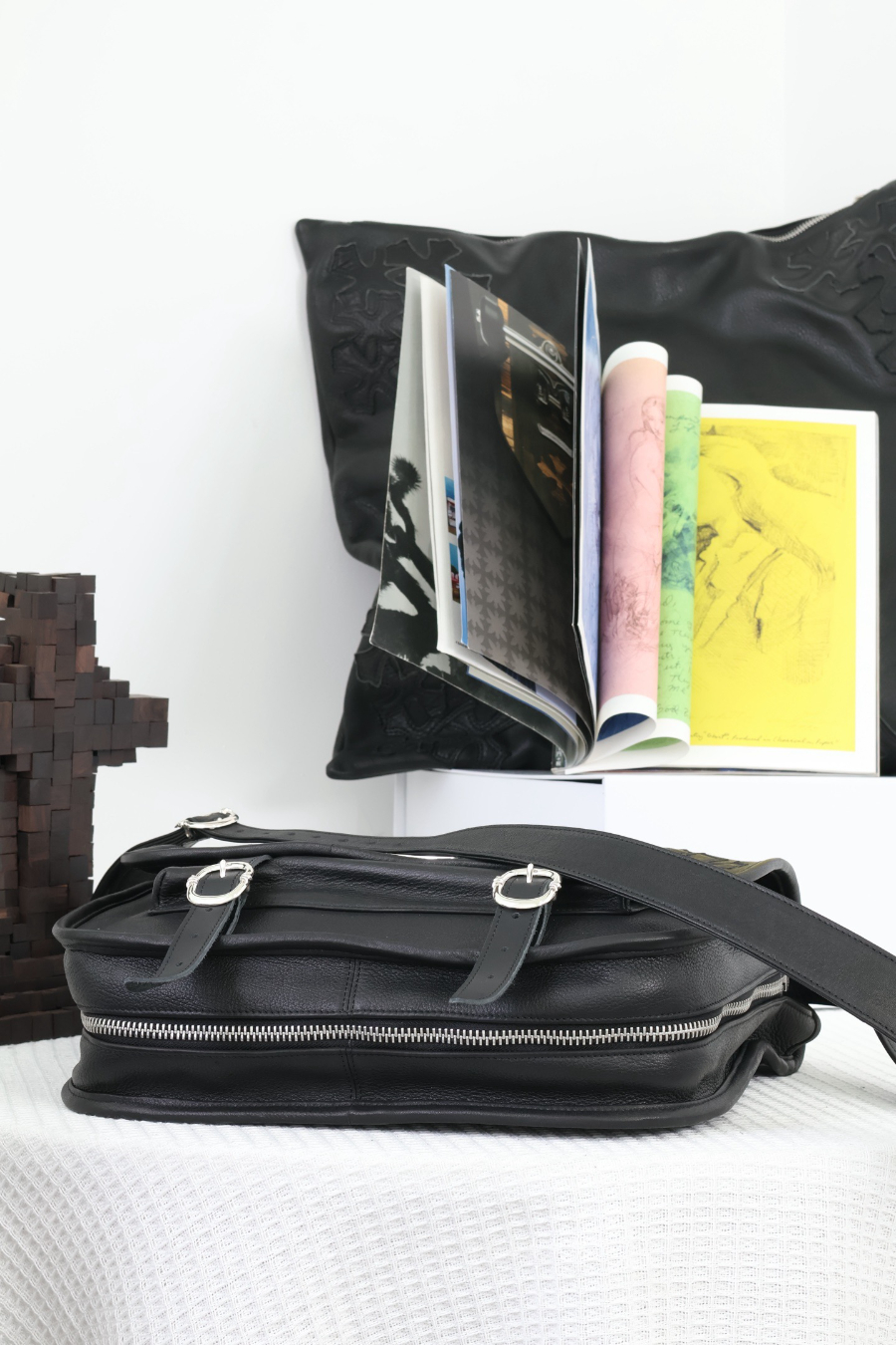 Chrome Hearts Vintage Cross Rack Shoulder Bag 크롬하츠 빈티지 십자가 랙 플랩 숄더백 12