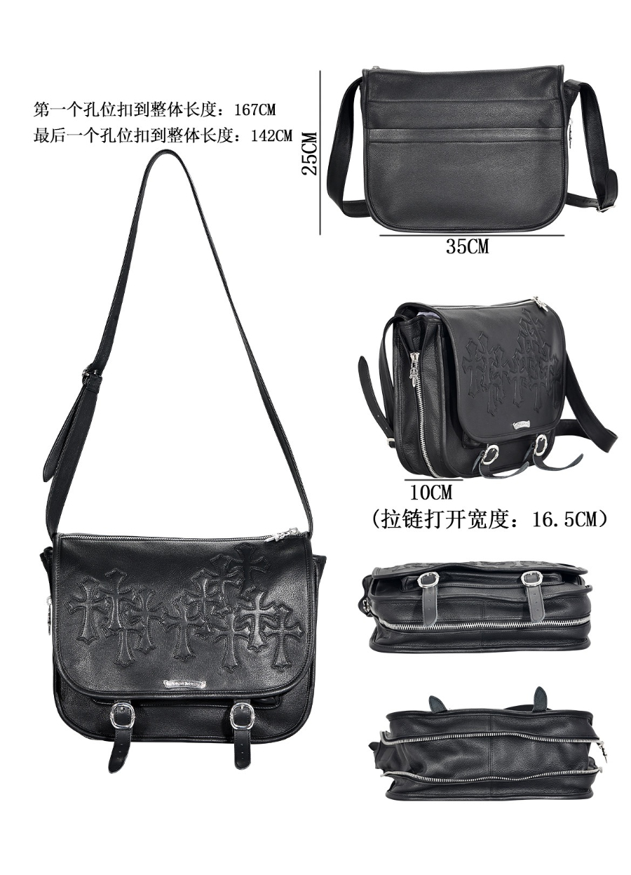 Chrome Hearts Vintage Cross Rack Shoulder Bag 크롬하츠 빈티지 십자가 랙 플랩 숄더백 16