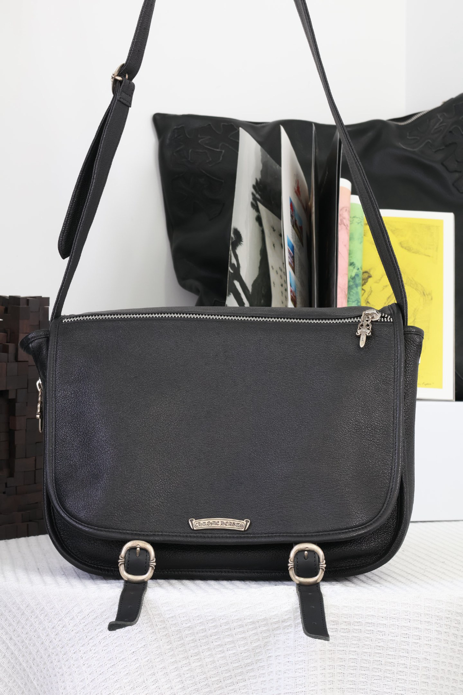 Chrome Hearts Gunslinger Messenger Bag 크롬하츠 건슬링거 메신저 백 7