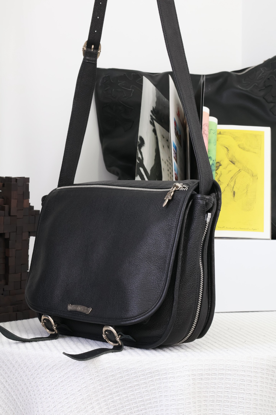 Chrome Hearts Gunslinger Messenger Bag 크롬하츠 건슬링거 메신저 백 10