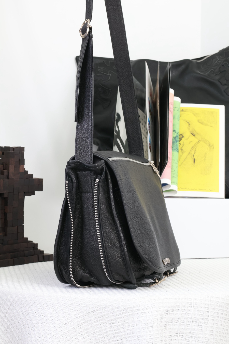 Chrome Hearts Gunslinger Messenger Bag 크롬하츠 건슬링거 메신저 백 14