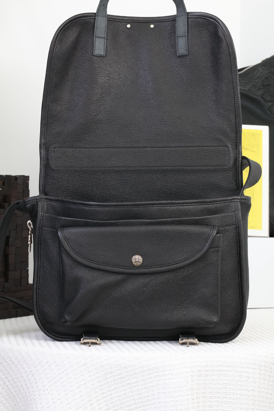 Chrome Hearts Gunslinger Messenger Bag 크롬하츠 건슬링거 메신저 백 15