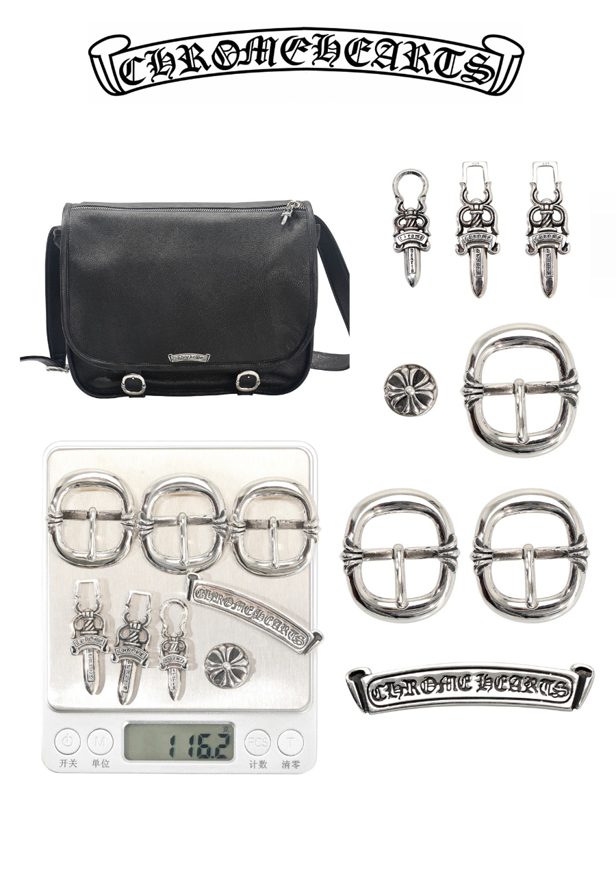 Chrome Hearts Gunslinger Messenger Bag 크롬하츠 건슬링거 메신저 백 17
